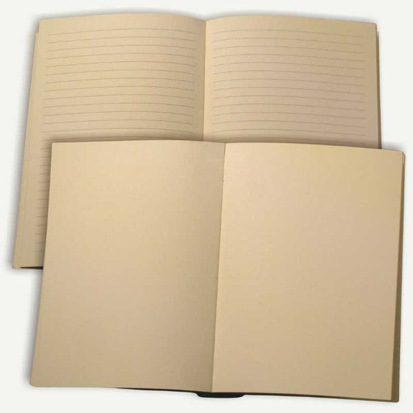 quaderno artigianale longobardo esempi fogli interni, a righe p bianchi